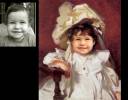 ce collage est fonde sur une peinture d'artiste americain John Singer Sargent. Portrait de Dorothy, 1900.